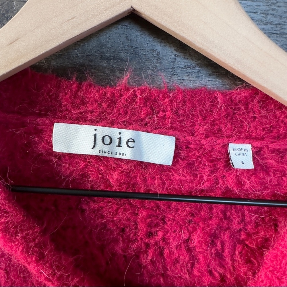 JOIE Blanche Crew Neck Knit Sweater in Red - Picture 3 of 6